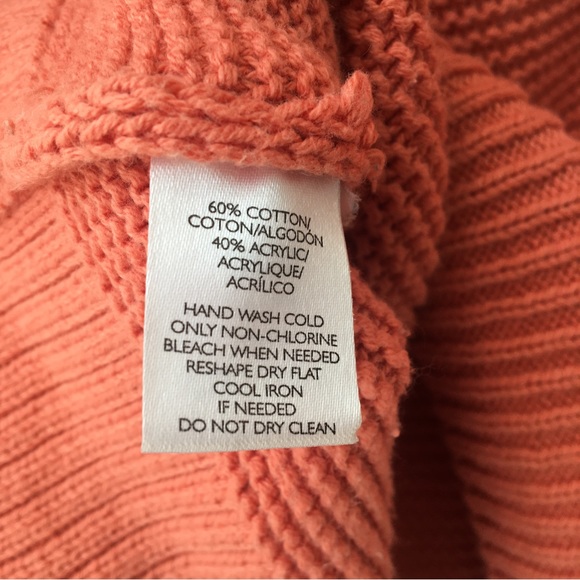 LOFT pink salmon textured sweater - Picture 11 of 11